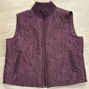 Tradition Country Collection Quilt Style Plum Vest